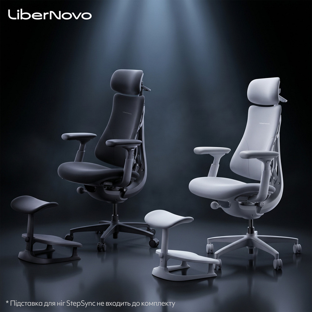 Крісло офісне LiberNovo Omni Midnight Black 48 см (CP-GW-0000015-00-01) ( 17326 ) Харків - фото 18