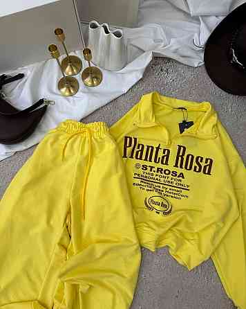 Женский яркий прогулочный костюм двойка: кофта и штаны двунитка + накатка Одесса