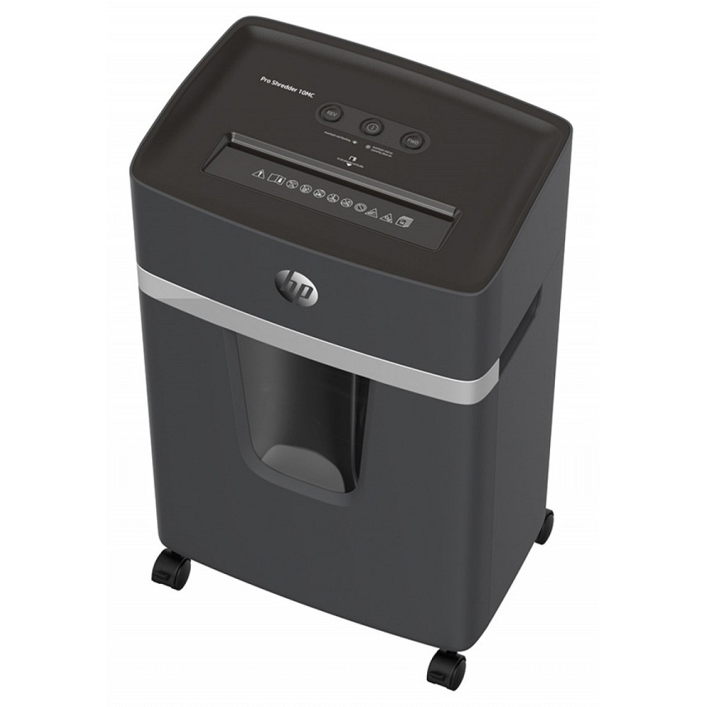 Знищувач документів HP Pro Shredder 10MC, A4, 80g х 10 листів, 2*15, 20 л., P-5 Винница - изображение 5