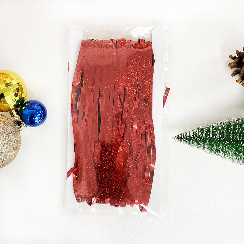 Дождик для фотозоны длинный с голограммой 4 м на 1 м красный Киев - изображение 8