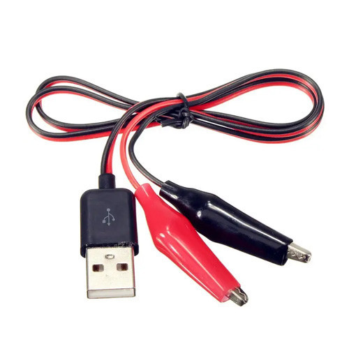Кабель перехідник USB Type-A на зажими крокодили, 60см Київ - фото 1