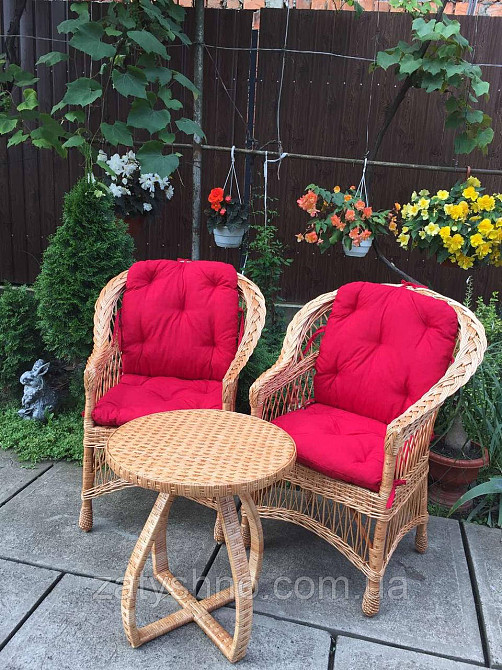 Набор мебели из лозы с подушками Киев - изображение 3