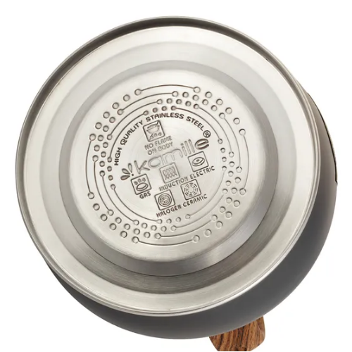 Чайник 2л нержавіюча сталь зі свистком з ручкою 