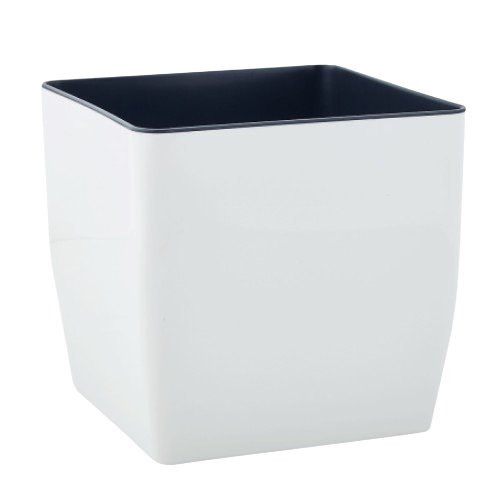 Вазон Квадро 27*27*26см низький біла троянда Алеана Житомир - изображение 2