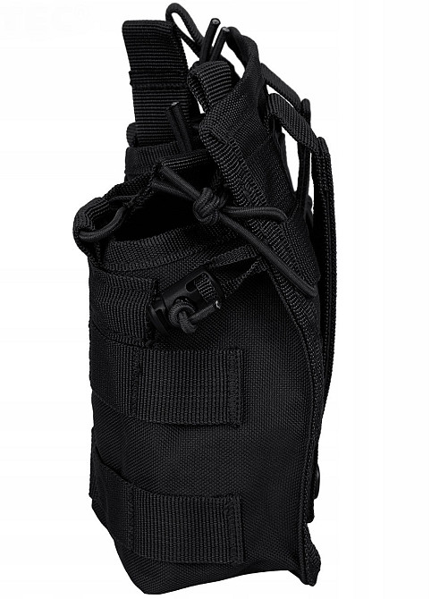 Тактический двойной Подсумок под магазины АК/М4/М16 с системой Molle Mil-Tec от Sturm (13497002) Black Нововолынск - изображение 6