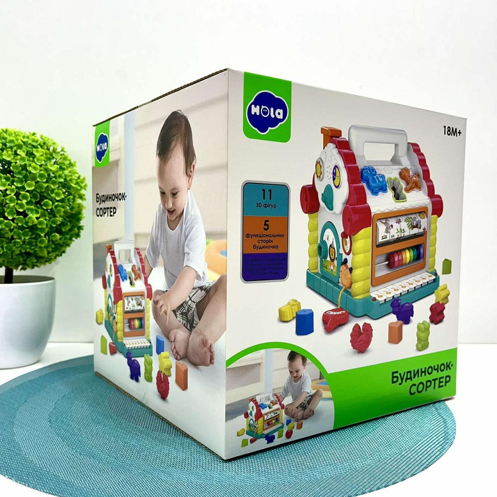 Cортер Hola розвиваючий Теремок музика світло звуки тварин (9196) Чернігів - фото 8