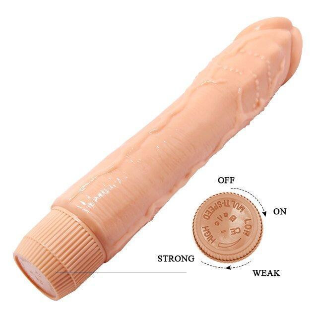 Вібратор реалістик BARBARA 9.5" Dybbuk MULTI-SPEED VIBRATOR, BW-001071R Sex Aura Київ - фото 7