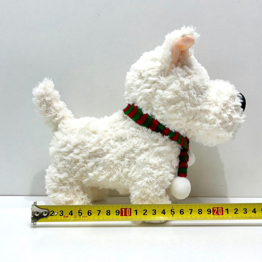 Собачка інтерактивна на повідку ходить виляє хвостом видає звуки повідок д/в реагує на дотик і ляскання долонь знімний шарфик Чернигов - изображение 8