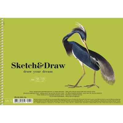 Альбом для рисования Школярик MUSE А4 50 листов 115г/м2 для эскизов и рисования (PB-SC-050-316) Винница