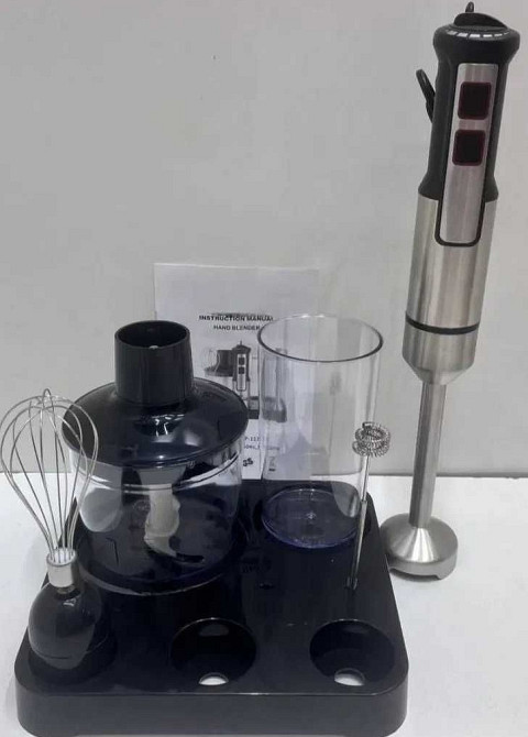 НЕМЕЦКИЙ погружной блендер Rainberg RB-2293  6в1 с подставкой 1200Вт. Киев - изображение 4