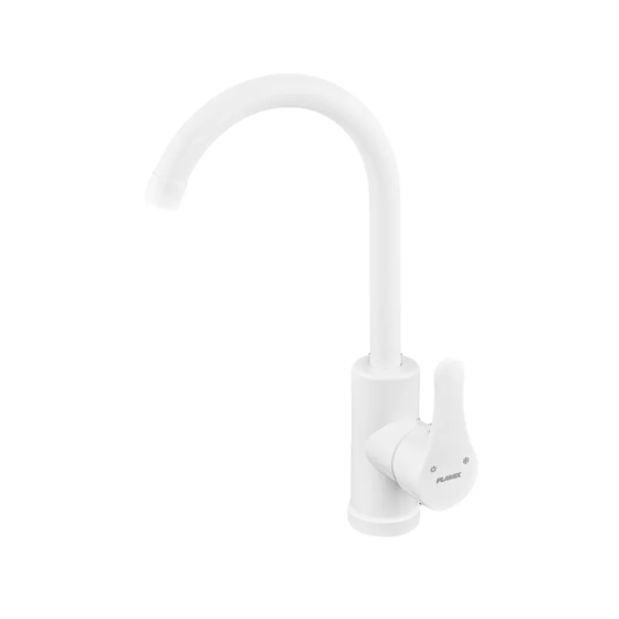 Змішувач для кухні Plamix Diego-011 White    ( PM0657 ) 32649 Харків