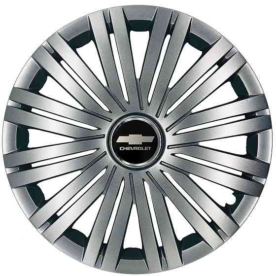 Автомобильные модельные колпаки R17 Chevrolet 502 4шт, SJS, серебряные Винница