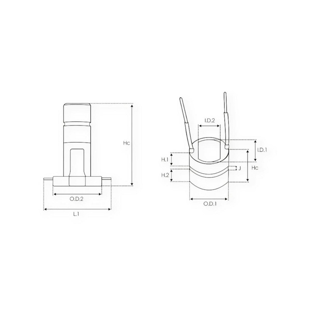 Колектор генератора d-6.8;8.6, D15;H27.6 (Valeo, ПАМО, ) AS якоря Мукачево - фото 2