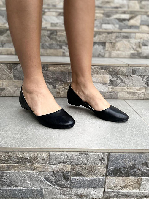Kentro Балетки жіночі KENTO 10023 чорні (весна-осінь, шкіра натуральна) (3437) лише 35р. Коломия - фото 3
