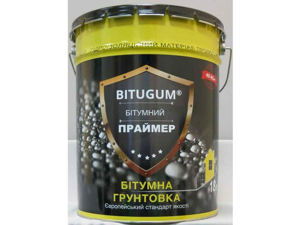 Праймер бітумно-каучуковый 18л ТМ BITUGUM Київ - фото 1