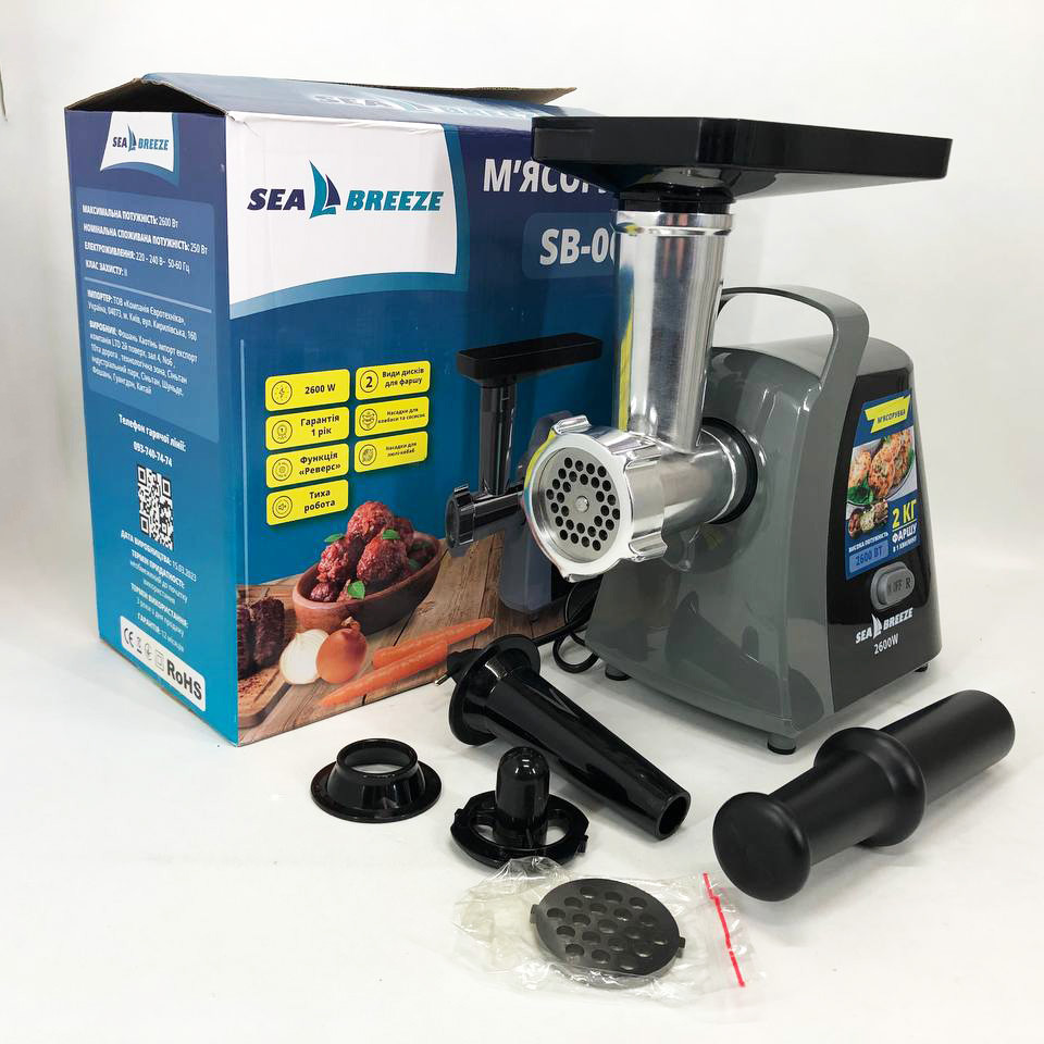 Потужна домашня м'ясорубка, М'ясорубки шнекові, М'ясорубка настільна професійна 'ясорубки для ковбаси WA-14 Львів - фото 5