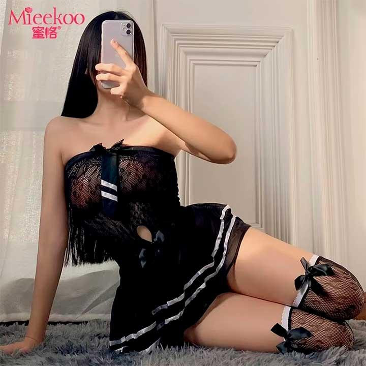 Костюм хтивої студентки (з панчохами) XS-S-M — Ролеві костюми Вінниця - фото 3