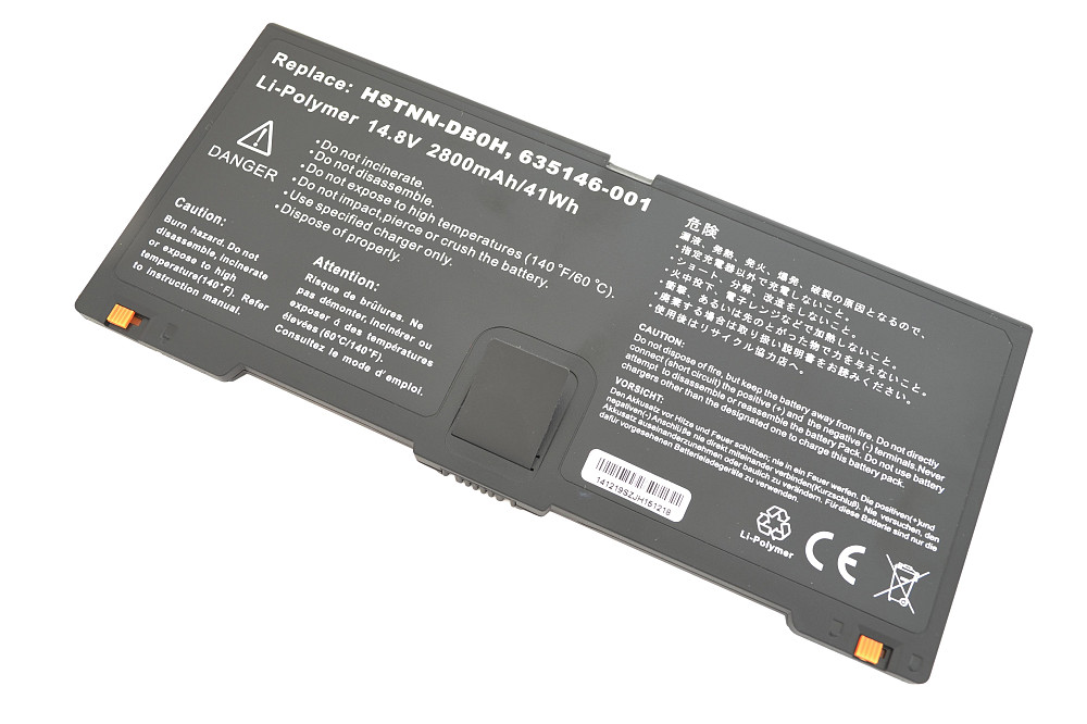 Аккумулятор для ноутбука HP Compaq HSTNN-DB0H ProBook 5330M 14.8V Black 2800mAh OEM Винница - изображение 3