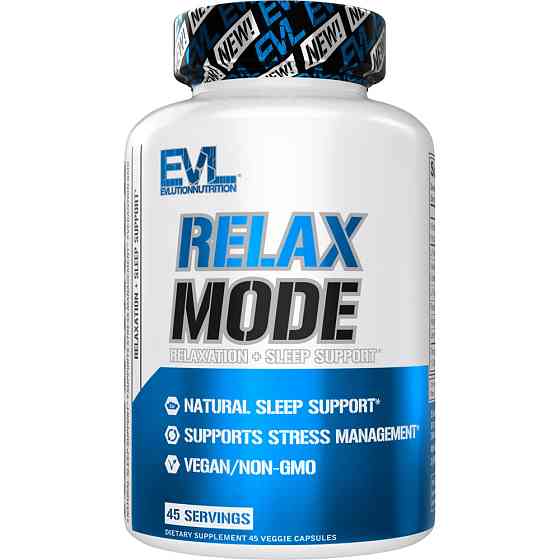 Добавка для сну Evlution Nutrition RelaxMode 45 веганських капсул Луцьк