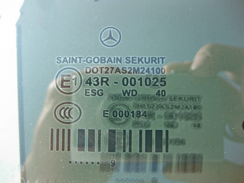 Mercedes-Benz  A2127350210 43R001025 Скло задніх правих дверей E-Class W212 Одесса - изображение 2