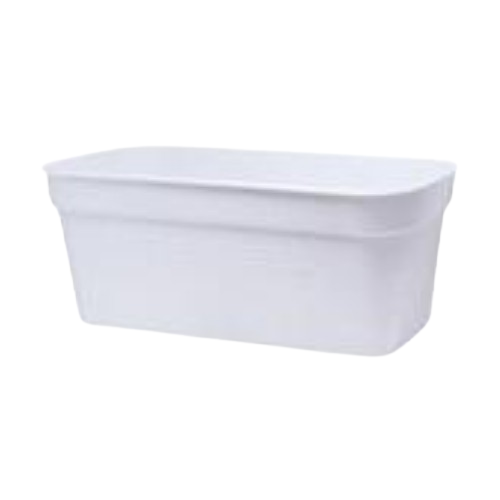 Вазон Глорія балконний 40*18см білий Алеана Житомир - изображение 1