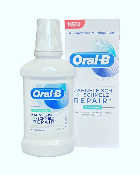 Oral-B Ополіскувач для ротової порожнини 250 мл Zahnfleisch & Schmelz Repair (Відновлення ясен та ем Виноградов - изображение 2