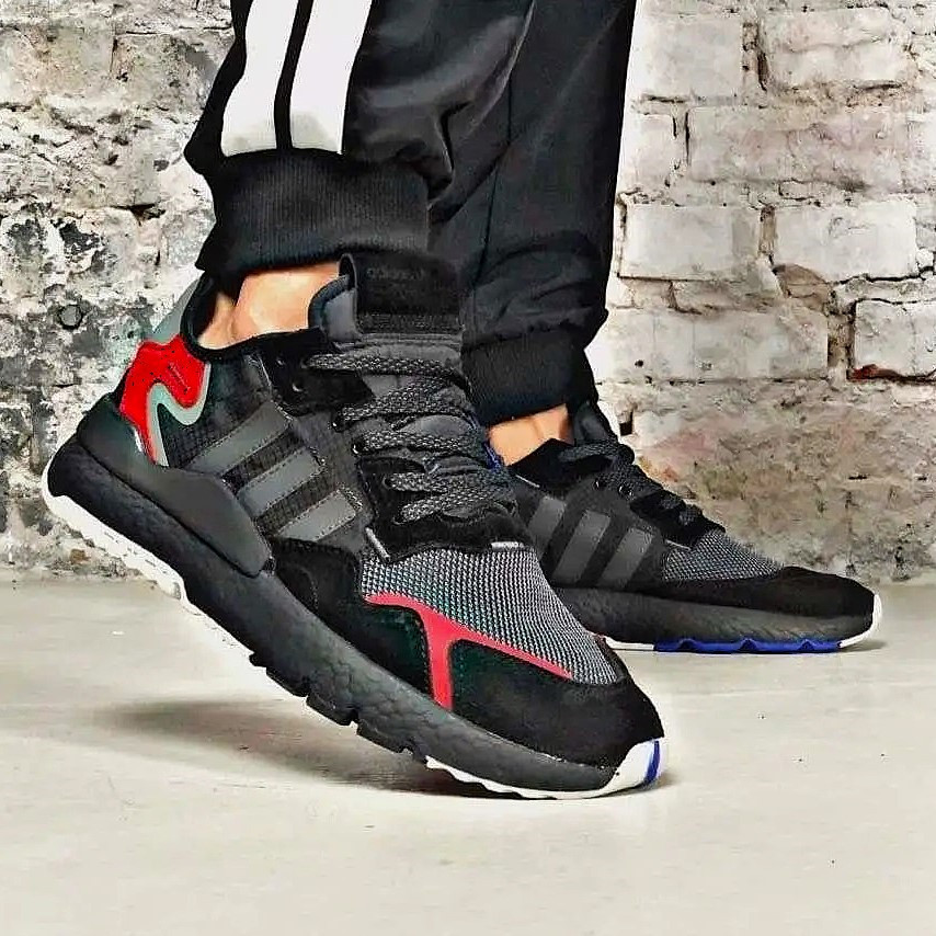 Кросівки Чоловічі Adidas Jogger Чорні Адідас Бігові (розміри: 41,42,43,44,45) Відео Огляд Дніпро - фото 9