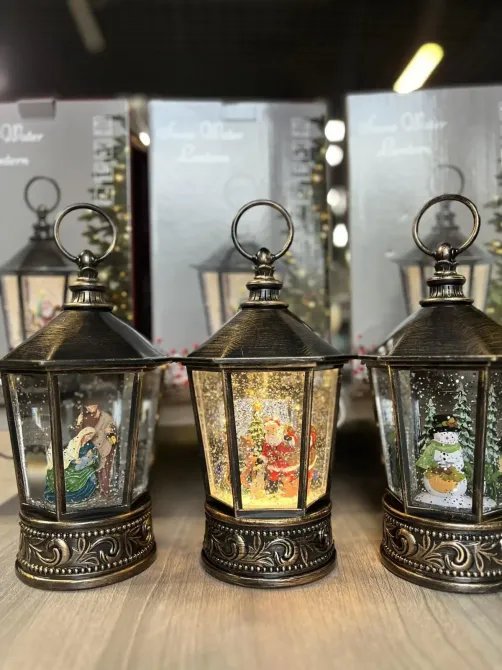 Jianlips Санта Клаус Музыкальный новогодний фонарь XMAS WDL 24077A Коломыя - изображение 4