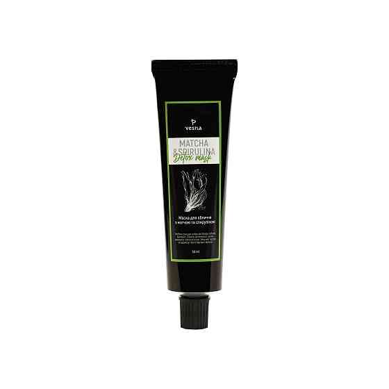Маска для лица Детокс с матчем и спирулиной Vesna 50 мл Киев