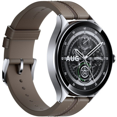 Смарт-часы Xiaomi Watch 2 Pro Bluetooth Silver Case with Brown Leather Strap (1006733) Винница - изображение 3