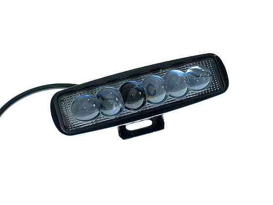 Світлодіодна фара AllLight JR-6D-G06-18W 6chip EPISTAR spot лінза 9-30V Харків