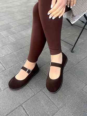 Лоферы женские MOD GAR шоколадные натуральная замша демисезонные размер 36-40 (9764) Коломия