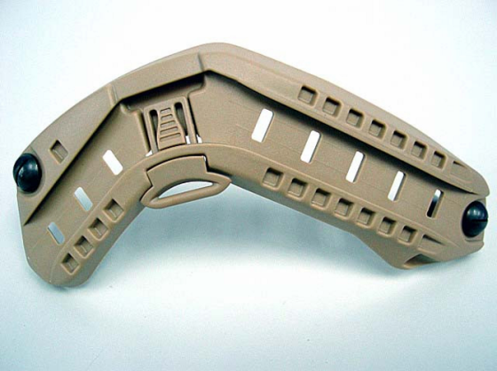 Рельсовое крепление на шлем каску FAST Планка Койот Винница