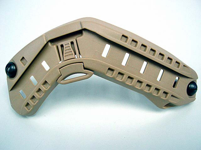 Рельсовое крепление на шлем каску FAST Планка Койот Винница - изображение 5