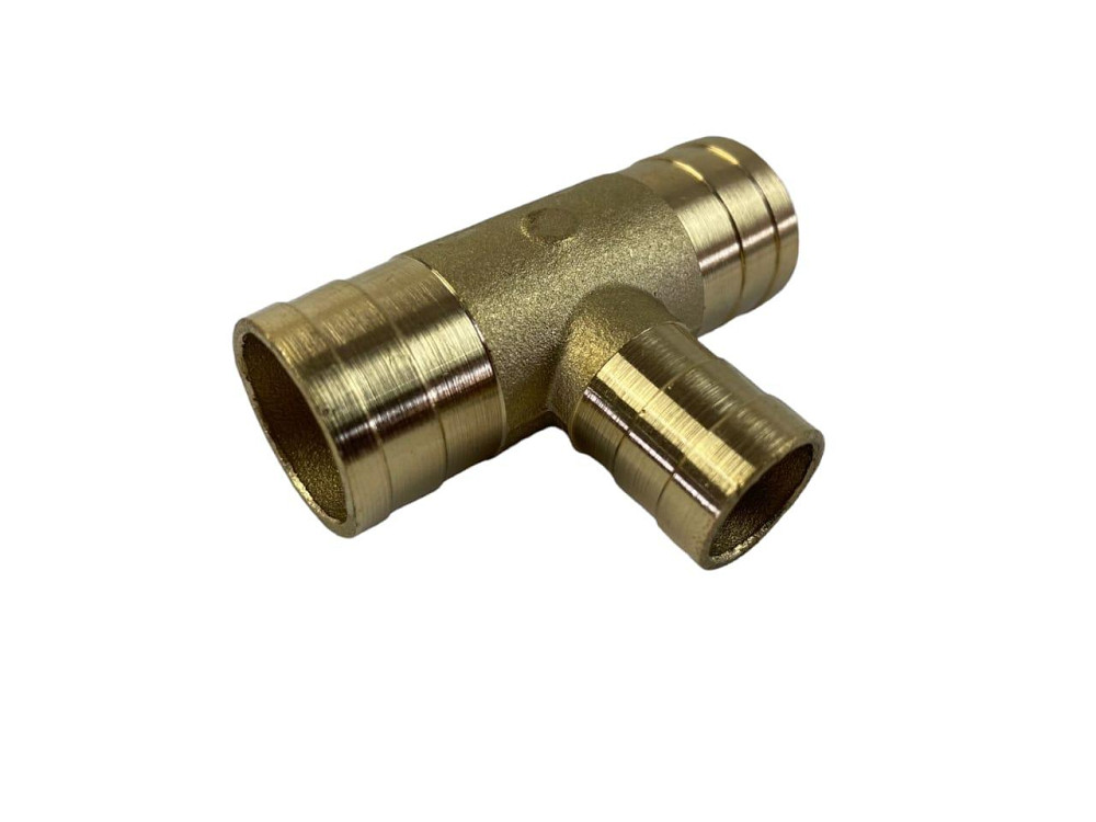 Перехідник шлангів обігрівача (D 22х16х22) латунь (трійник) Мукачево - фото 2