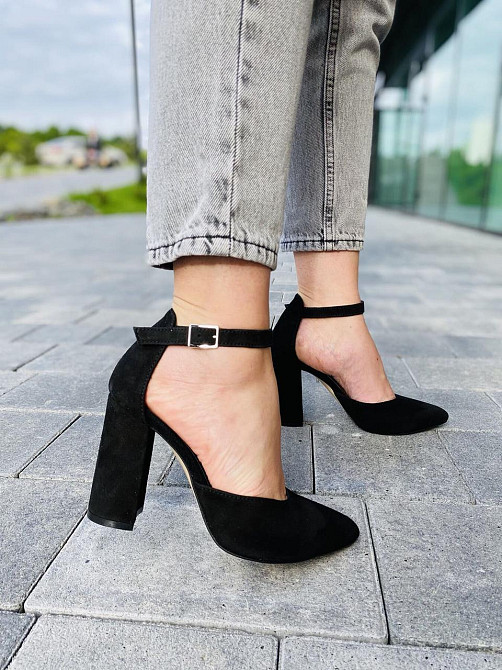 Wright Босоніжки жіночі WRIGHT 9535 чорні (літо, замша натуральна) (4506) Коломыя - изображение 7