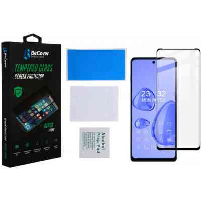 Стекло защитное BeCover Motorola Moto G200 Black (707242) Винница