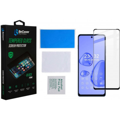Стекло защитное BeCover Motorola Moto G200 Black (707242) Винница - изображение 3