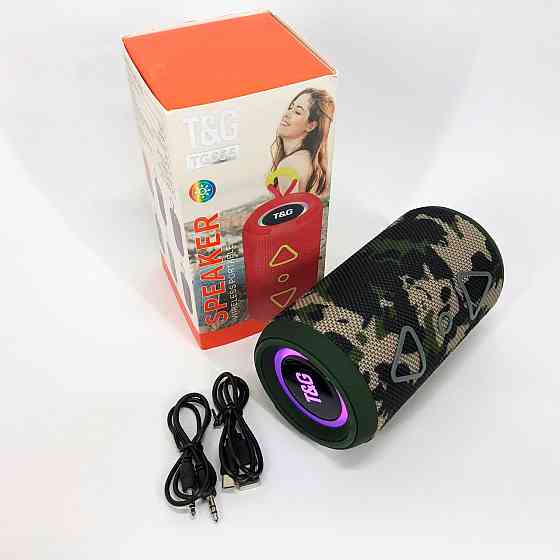 Блютуз акустика з радіо TG656, Bluetooth колонка з led підсвічуванням, Колонка usb s Bluetooth FM-18 Івано-Франківськ