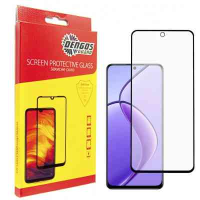 Стекло защитное Dengos Full Glue Realme 12 5G (black) (TGFG-356) Винница