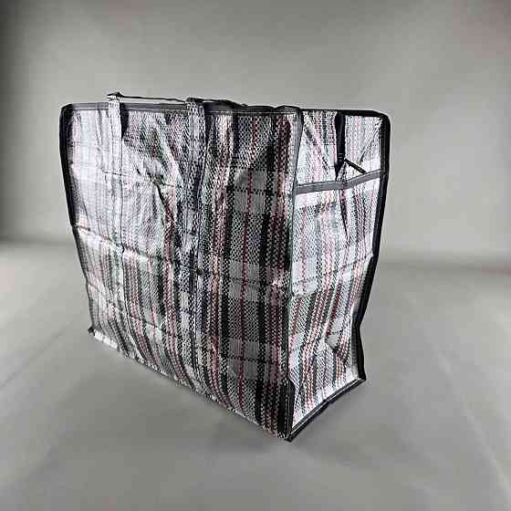 Сумка поліпропіленова, господарська, клітчаста No-1 (36*38*18) (1 шт.) Харків