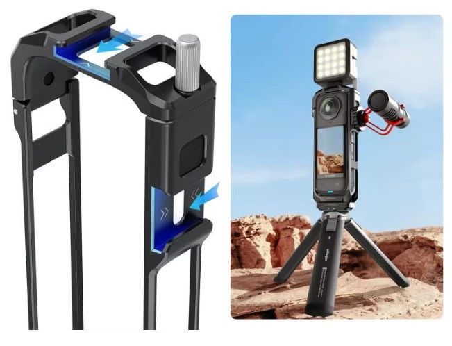 Рамка Insta360 X4 алюминиевая быстросъемная aMagisn AD01-B Киев - изображение 4