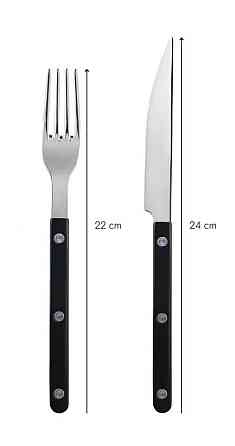 Набор столовых приборов из нержавеющей стали (нож + вилка) GRILLI 88877 Код: 012188 Ровно
