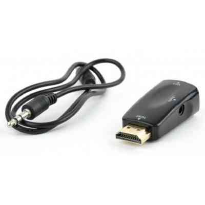 Переходник HDMI в VGA и стерео-аудио Cablexpert (AB-HDMI-VGA-02) Винница