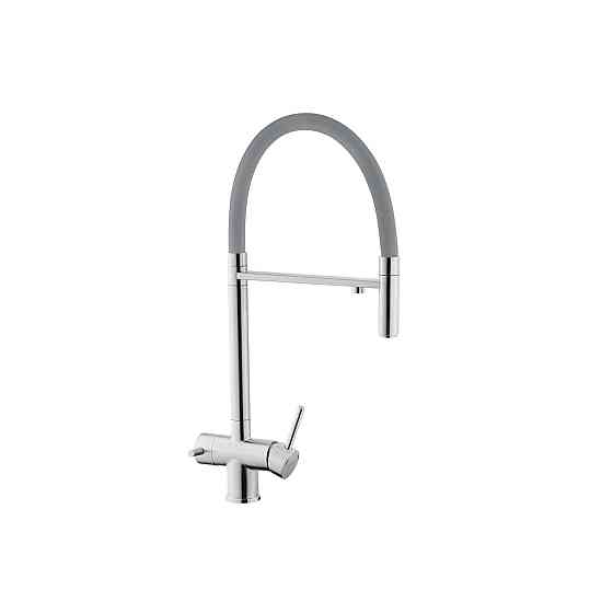 Змішувач для кухні з підключенням до фільтра Kroner KRP Edelstahl Klassisch - ESG03815GRA сатин Київ