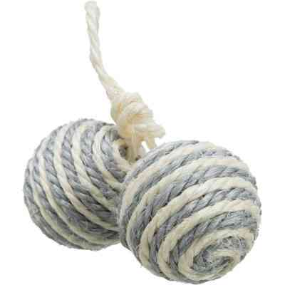 Іграшка для котів Trixie Два м'ячики на мотузці 4.5 см (4011905040776) Вінниця