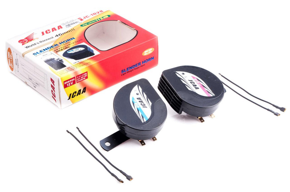 Сигнал (равлик) електричний двотональний (чорний) (пара) Мукачево - фото 1