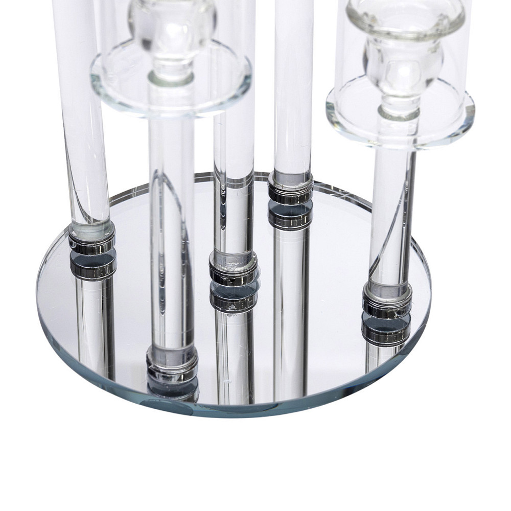 Декоративный стеклянный подсвечник на 5 свечей Киев - изображение 6