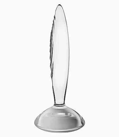 Стеклянная анальная пробка Satisfyer Sparkling Crystal прозрачная Sex Aura Киев