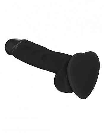 Реалистичный фаллоимитатор Strap-On-Me SOFT REALISTIC DILDO Black - Size M Sex Aura Киев